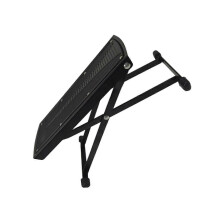 (As show, One size) Adjustable Guitar Stool 6 Gear NonSlip Guitar Footstool Metal Frame Sturdy Support