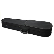 (As show, One size) 4/4 Full Size Violin Hard Case,Professional Triangular Suspension Carry Violin bag (Black)