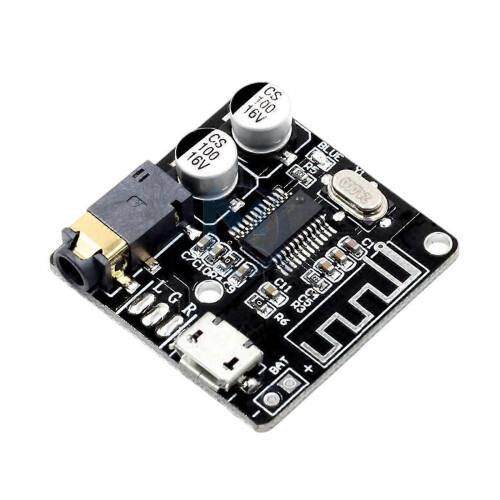 (As show, One size) Micro USB VHM314 Blutouth Audio Receiver Board 3.75V MP3 Lossless Decoder