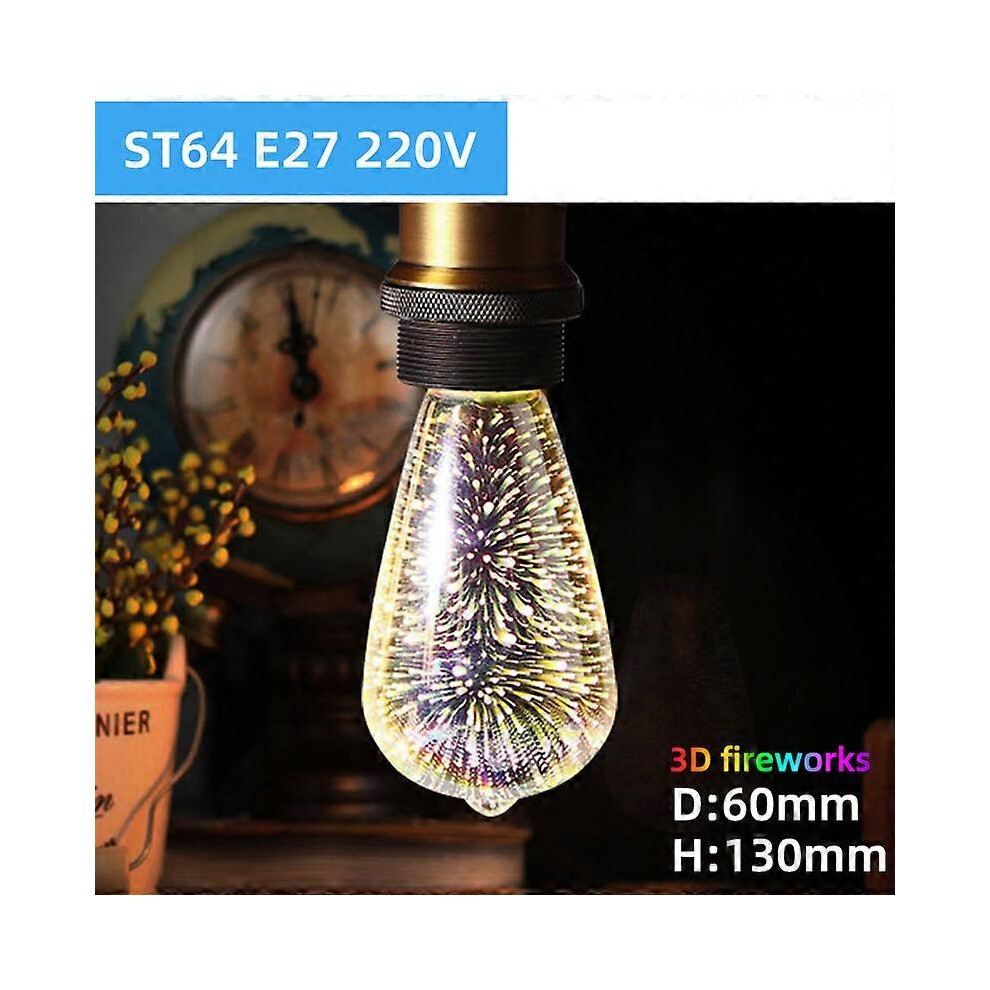 (As show, One size) OK-B Classical LED Edison Bulb E27 C35/T45/A60/ST64/G95 Lamp 220V E27 Edisons LED E14 Filament Light Bulb Incandescent Ampoule