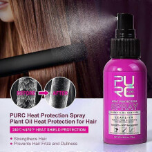Purc Heat Insulation Protective Spray Hot Dyeing Moisturizing Hair Care Anti-Frizz Damage Dry Supple Hair Care Spray