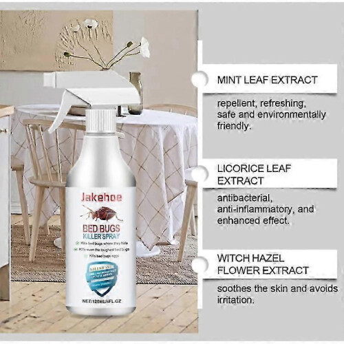 (1pc)1/2/3pcs Bedbug Killing Spray Kils bed bugs eggs  Prevent Fleas And Bed Bug Bites 1