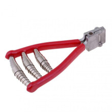 (Red) Tennis Starting Clamp 3 Spring Sports Starting Clamp Suitable for All Stringing Machines
