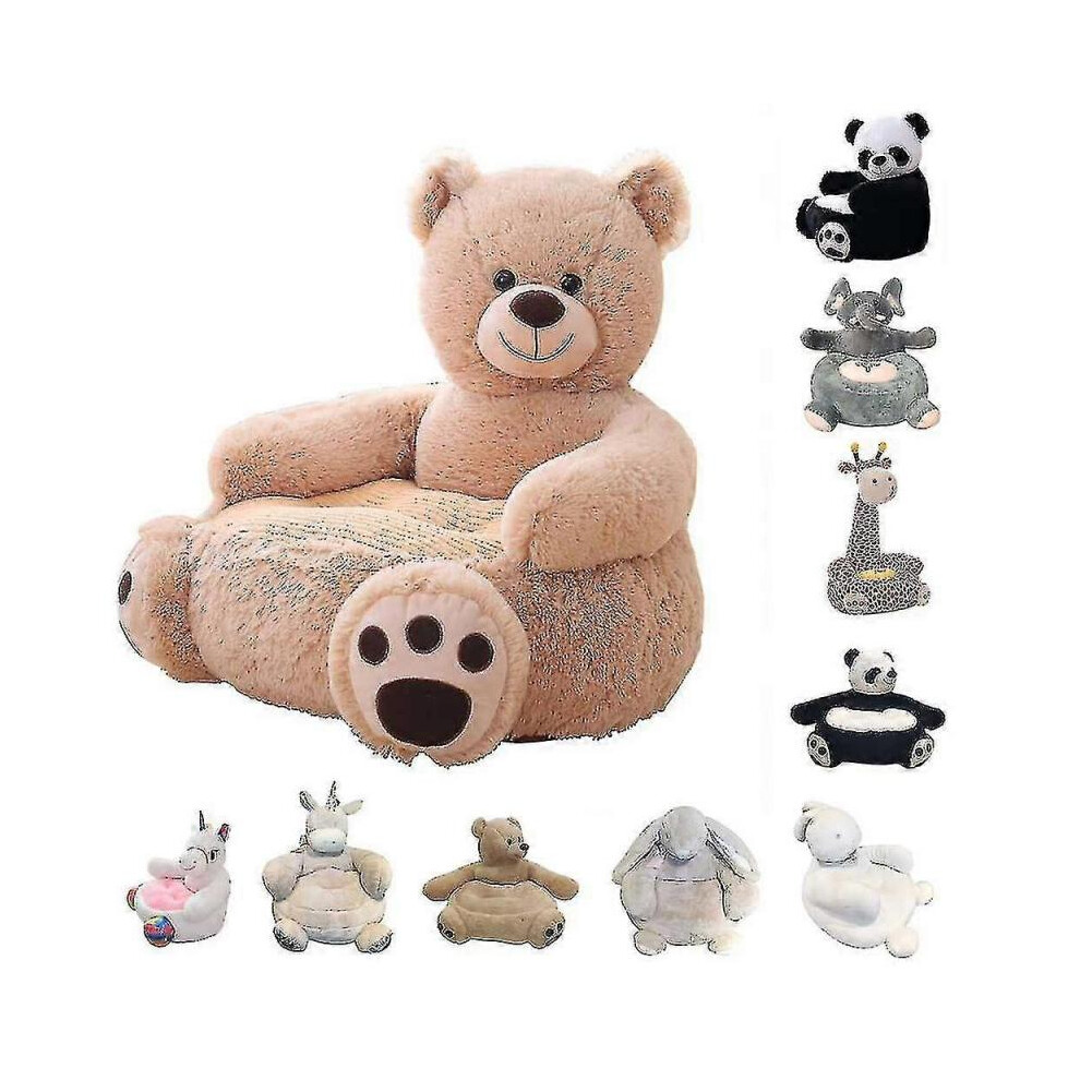 (teddy-bear-fluffy)Stuffed Animal Sofa Chair For Kids