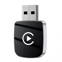 (Silver) Wireless CarPlays Adapter Multi-Purpose Dongle Adapter for SUV Vehicle