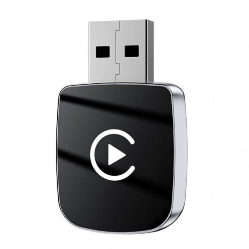 (Silver) Wireless CarPlays Adapter Multi-Purpose Dongle Adapter for SUV Vehicle