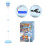 (Blue) Lights Up Lantern Bubble Machine Automatic Bubble Blower with Lights/Music for Birthday Party 1