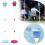 (Blue) Lights Up Lantern Bubble Machine Automatic Bubble Blower with Lights/Music for Birthday Party 4