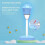 (Red) Lights Up Lantern Bubble Machine Automatic Bubble Blower with Lights/Music for Birthday Party 3