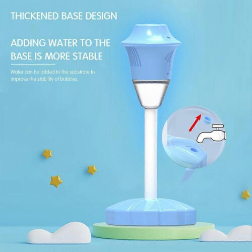 (Red) Lights Up Lantern Bubble Machine Automatic Bubble Blower with Lights/Music for Birthday Party 2