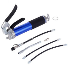 (Blue) High Pressure Grease Coupler Portable Heavy Duty Professional Grease Dispenser