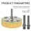 Vibration Leveling Tool for Electric-Hammer Easy to Use Enhanced Tile Vibration Tool for Use with Electric Drill 3