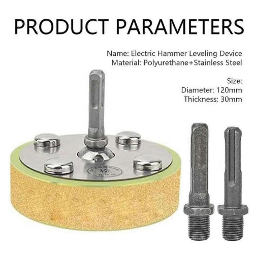 Vibration Leveling Tool for Electric-Hammer Easy to Use Enhanced Tile Vibration Tool for Use with Electric Drill 2