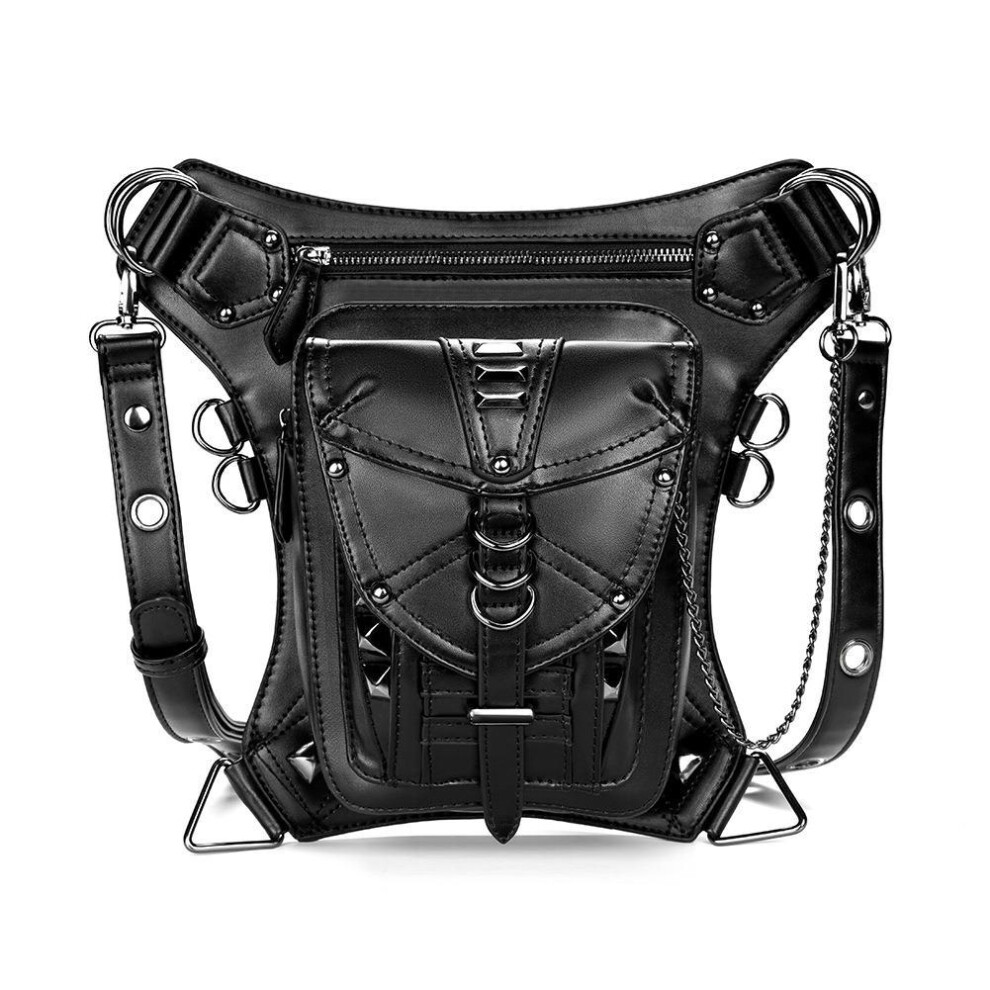 Steampunk Shoulder Bag - Women's Vintage Crossbody Purse with Phone Pocket