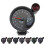 high quality  5 Tachometer Gauge Black 7 Colors Backlight with Shift Light Peak 7