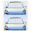 (Small) Windproof Car Front Windshield Side Mirrors Cover Easy Installation Window Snow Protector for Auto Van 2