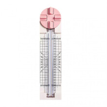 (Pink) Portable 4-in-1 Mini Paper Cutter Multi-Purpose Easy Carry Paper Trimmer for Diary Journal