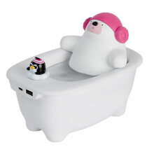 Lovely White Bear Bathtubs Humidifier Rechargeable Mist Maker Humidifier Gift for Birthday Christmas