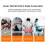 (L, Grey) Stretch Compression Lumbar Support Professional Pain Relief Waist Guard for Running 3