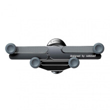 (Black) Aluminum Alloy Airs Vent Gravitys Phone Holder Multifuntional Steady Navigation Holder for Car Interior