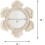 (As show, One size) Hanging Wall Mirror with Boho Fringe Round Decorative Mirror 3