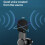 (2in1 Type c) Type C/Lighting Small Wireless Microphone with Clip Wide Compatible Plug-Play Mic for Phone Tablets Laptops 5