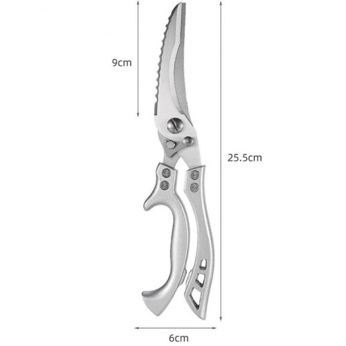 Stainless Steel Kitchen Scissors Heavy Duty Poultry Deboning Shears for Fish 1