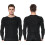 (As show, One size) Padded Compression Shirt Chest Protector Undershirt for Foot 3