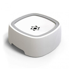 (Grey) Prevent Spilling Pet Dog Bowls Not Wetting Mouth Pet Water Dispenser for Large Small Dog