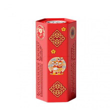(battery, lion dance) 12-hole Dragons Year Firework Bubble Machine LED Colorful Stylish Bubble Blower Toys for Wedding Spring Festival