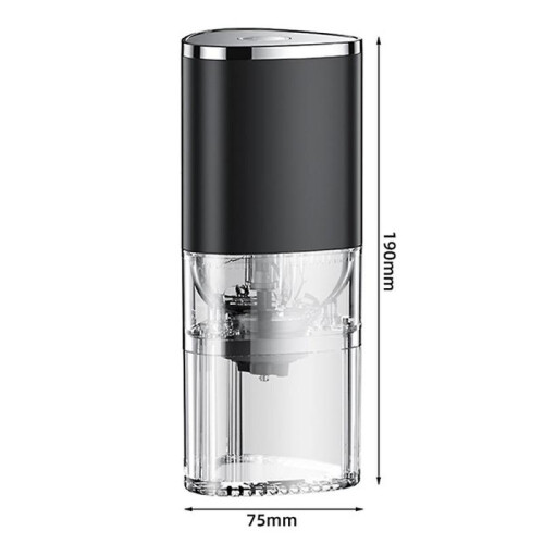 Household Electric Coffee Grinder Practical Visibles Reusable Grinder for Home Kitchen 2