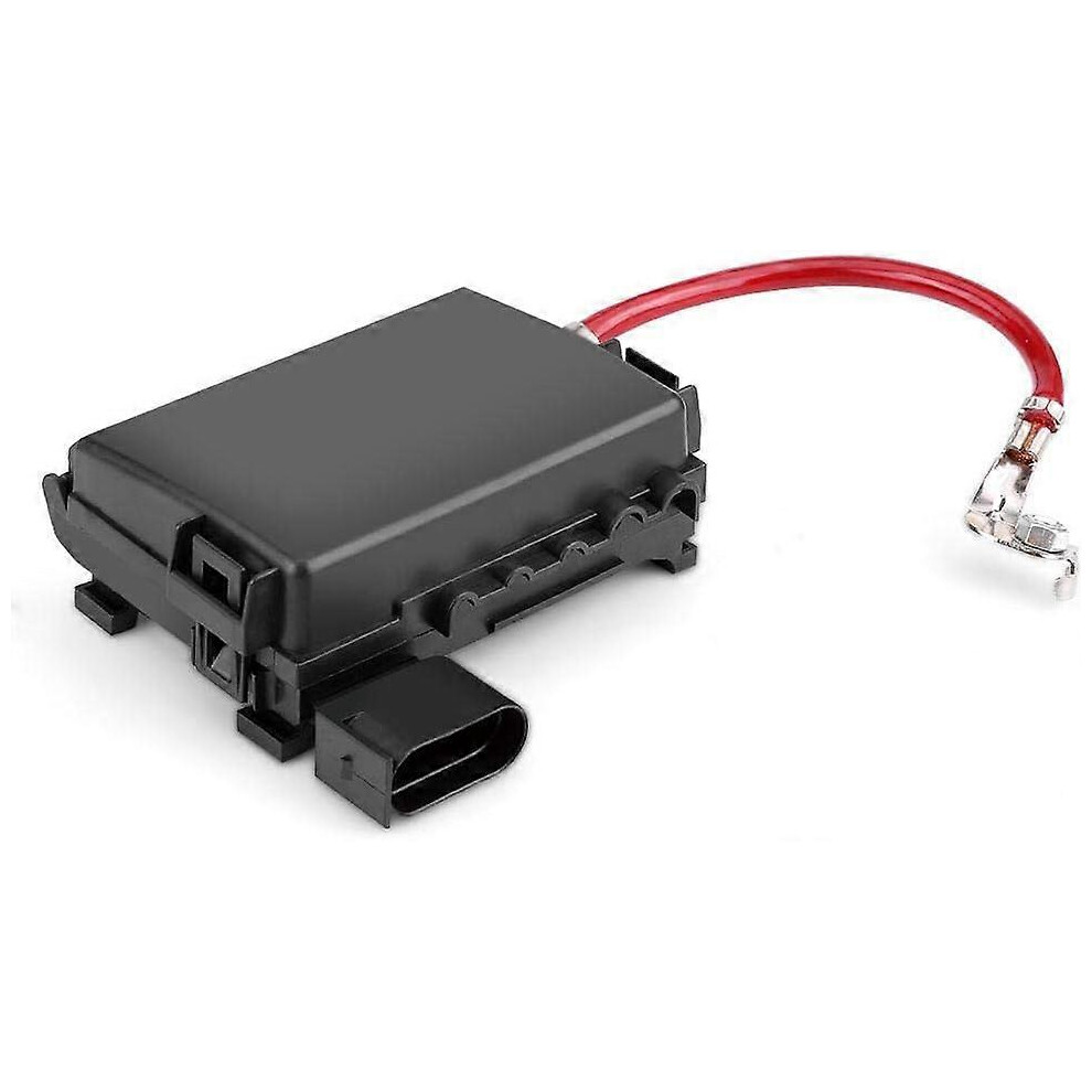 (As Show, One Size) Car Fuse Box, Battery Fuse Box Car Fuse Holder Terminal For Je-Tta Go-Lf Mk4 Beetle 99-04 1J0937550ablack1pcs 6902676373218