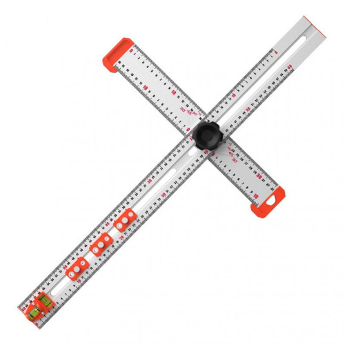 T-Square Punching Positioning Ruler High Accurates Measuring Ruler for Builders