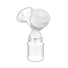(White) House Electric Breast Pump LCD Display Breastmilk Collecting Cup Breastfeeding Accessories