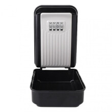 (Grey) Anti-theft Key Box with Lock Prying-resistant Sturdy Keys Case for Apartment