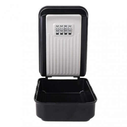 (Grey) Anti-theft Key Box with Lock Prying-resistant Sturdy Keys Case for Apartment