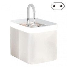 (EU plug, Transparent) Automatic Pet Water Feeder Washable Detachable Cat Drinking Water Bowl for Large Small Dog