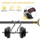 (2.4m) Double Edge Actions Weeder Hoe Rustproof Weeding Stirrup Hoe for Yard Work 3