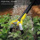 (2.4m) Double Edge Actions Weeder Hoe Rustproof Weeding Stirrup Hoe for Yard Work 5