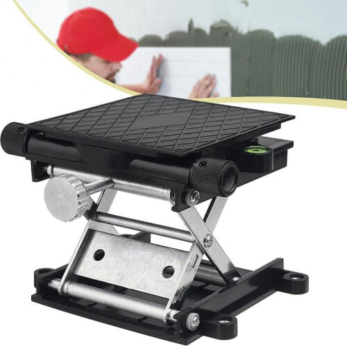 Black Squared Rotatable Lifting Table Multi-Function Laboratory Scissors Jacks for Chemistry Experiments 2