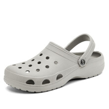 (Grey, 39) Unisex Adults 10001 Classic Cushioned Clogs