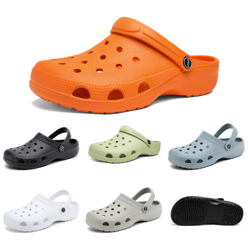 (Orange, 41) Unisex Adults 10001 Classic Cushioned Clogs 2