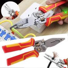 9 in 1 Wire Strippers Multi Use Wire Splitting Pliers Crimper Cable Cutter for Electrician