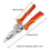 9 in 1 Wire Strippers Multi Use Wire Splitting Pliers Crimper Cable Cutter for Electrician 3