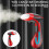 (UK plug) Folding Handheld Iron 30 Seconds Rapid Heating Ironing Machine for Shirt 3