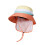 (Blue)Foldable Colorful Strap Sun Visor Hat Portable Moisture Wicking Hat for Camping Hiking 2