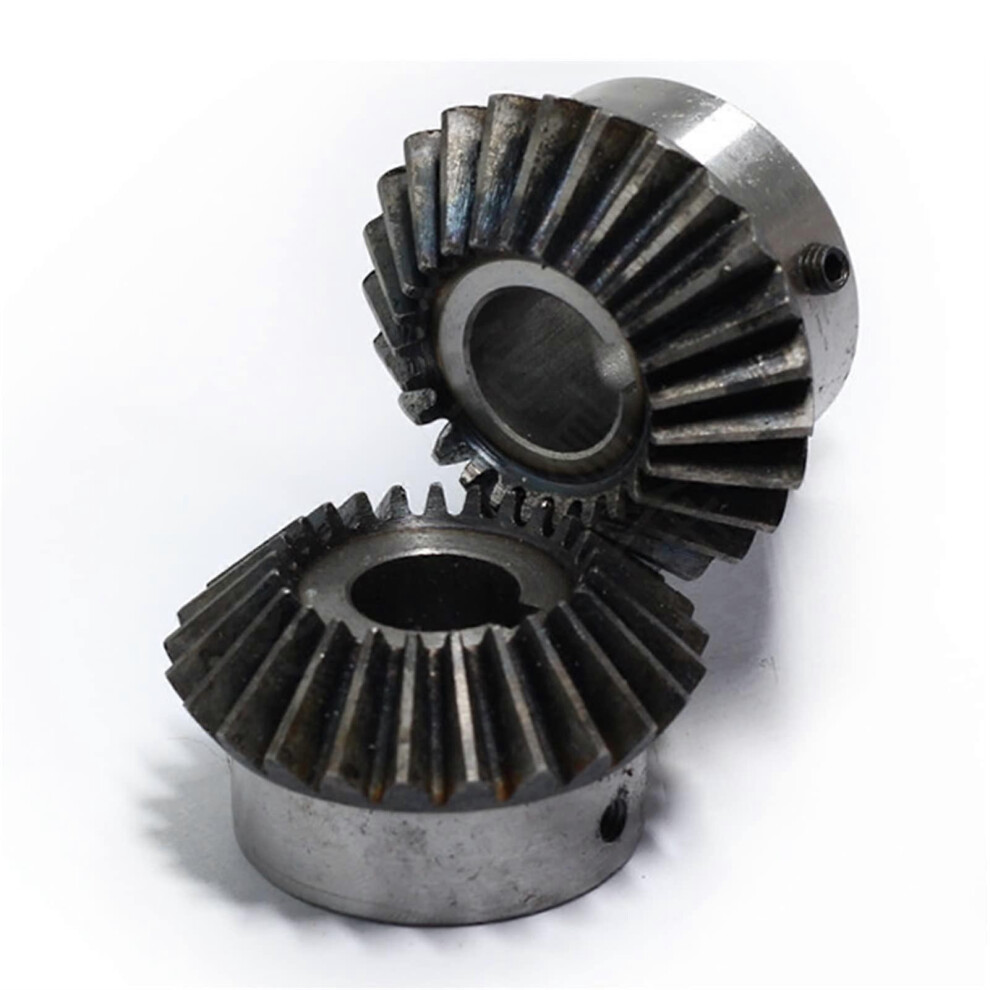 (As show, One size) Bevel Gears 2pcs 1 Module 15 Teeth Bevel Gear 1M 15T Inner Hole 6mm 90 Degrees Meshing Angle-image-OPC-PHJZC9B-NEW
