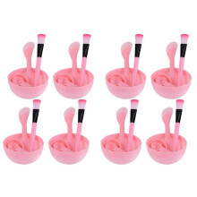 (As show, One size) Facial Mud Brush Mask Measuring Spoon Cream Mask Spatula Mixing Tool Kit