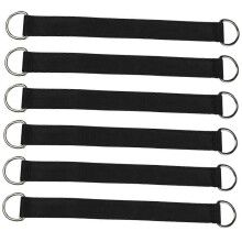 (As show, One size) Practical Swing Straps Set 6 Pack Outdoor Swing Hanging Kits Buckle and Hammock