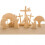 (B) Easter Ornament Resurrection Scene Wooden Statue Home Decor 1